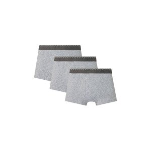 LIVERGY Pánské boxerky, 3 kusy (7/XL, šedá)