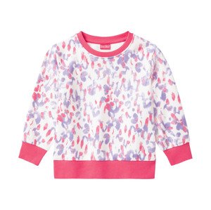 lupilu Dívčí mikina (110/116, lila/pink/bílá)