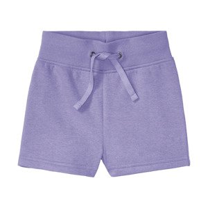 lupilu® Dívčí teplákové šortky (child#female#ne, 98/104, lila fialová)