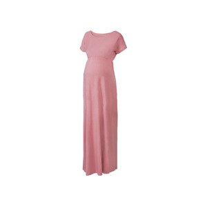 esmara® Dámské těhotenské maxi šaty (adult#female#ano, XS (32/34), světle růžová)