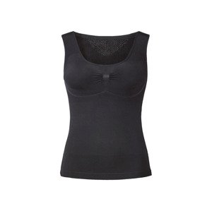 esmara® Dámská bezešvá tvarující košilka (M (40/42), široká ramínka/černá)