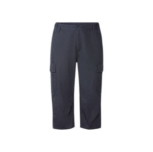 LIVERGY Pánské cargo kalhoty, 3/4 délka (48, navy modrá)
