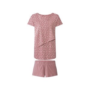 esmara® Dámské pyžamo na kojení BIO (adult#female, XS (32/34), světle růžová)