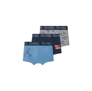 Chlapecké boxerky, 3 kusy (86/92, modrá / šedá / navy modrá)