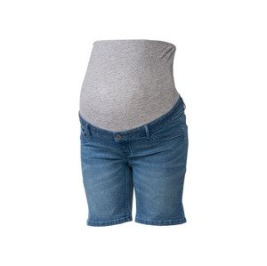 esmara® Dámské těhotenské džínové kraťasy (adult#female#ano, 44, světle modrá)