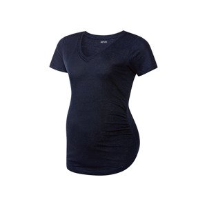 esmara® Dámské těhotenské triko (adult#female#ano, XL (48/50), námořnická modrá)