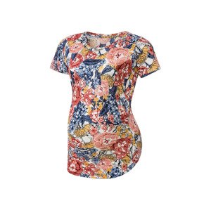 esmara® Dámské těhotenské triko (adult#female#ano, XL (48/50), květina)