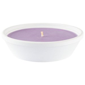 LIVARNO home Hliněná miska s citronelovou svíčkou, Ø  (růžovo-fialová)