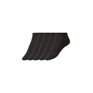 esmara Dámské nízké ponožky, 5 párů (39/42, černá)