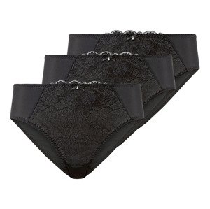 esmara Dámské kalhotky, 3 kusy (S (36/38), černá)