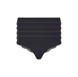 esmara® Dámské bezešvé kalhotky, 5 kusů (adult#female#ne#pants, S (36/38), černá)