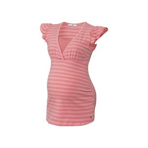bellybutton Dámské těhotenské triko (adult#female#ano, 36, pruhy korálová / světle růžová)