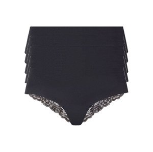esmara® Dámské bezešvé kalhotky, 5 kusů (adult#female#ne#pants, XS (32/34), černá)