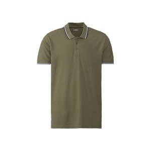 LIVERGY Pánské polotriko „Slim Fit“ (M (48/50), olivová)