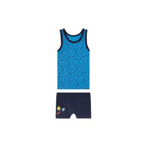 Souprava chlapeckého spodního prádla s B (98/104, modrá / navy modrá)