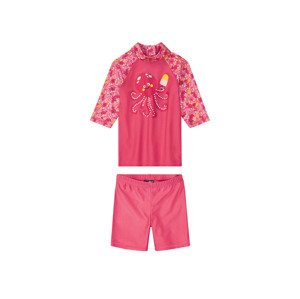lupilu® Dívčí plavky proti UV záření (child#female, 98/104, růžová)