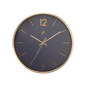 AURIOL Nástěnné hodiny (zlatá/tmavě modrá)