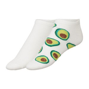 Dámské / Pánské nízké ponožky, 2 páry (43/46, avokádo)