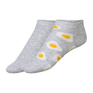 Dámské / Pánské nízké ponožky, 2 páry (35/38, volské oko)