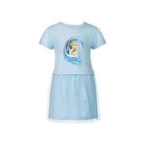 Dívčí šaty (110/116, světle modrá Frozen)