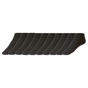 LIVERGY® Pánské nízké ponožky, 10 párů (39/42, černá)