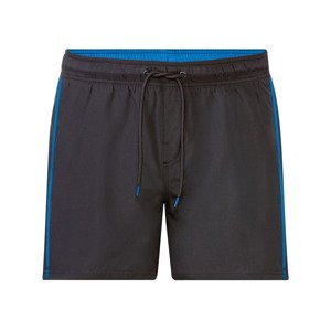 LIVERGY® Pánské koupací kraťasy (adult#male, 7/XL, černá/modrá)