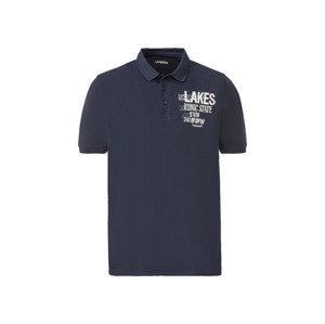 LIVERGY® Pánské polotriko „Regular Fit“ (adult#male#ne, L (52/54), navy modrá)