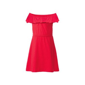 lupilu® Dívčí šaty (child#female#ne, 122/128, červená)