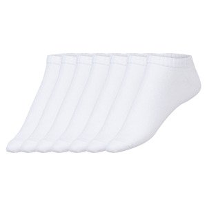 esmara® Dámské nízké ponožky, 7 párů (35/38, bílá)