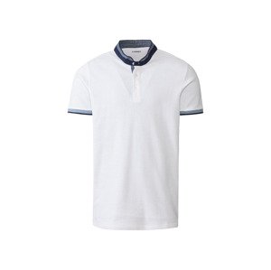 LIVERGY Pánské polotriko „Slim Fit“ (L (52/54), bílá)