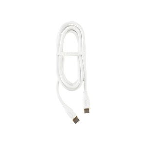 TRONIC Kabel pro nabíjení a přenos dat USB C a  (bílá, USB typu C na USB typu C)