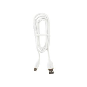 TRONIC Kabel pro nabíjení a přenos dat USB C a  (bílá, USB typu C na USB typu A)