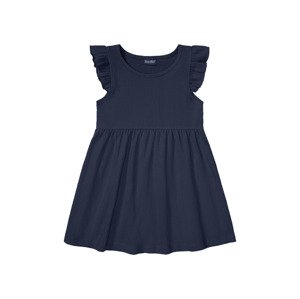 lupilu® Dívčí šaty (child#female#ne, 98/104, navy modrá)