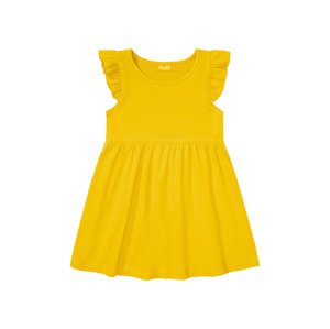 lupilu Dívčí šaty (98/104, žlutá)