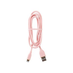TRONIC Nabíjecí a datový kabel, USB-A / USB-C,  (světle růžová, USB-A)