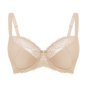 esmara® Dámská podprsenka XXL (ne#bra, 90D, světle béžová)