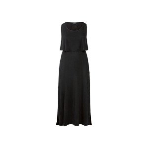 esmara® Dámské maxi šaty XXL (černá, XL (48-50))