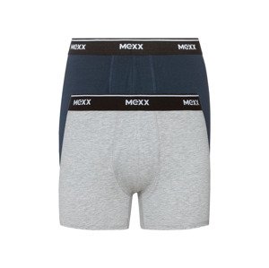 MEXX Pánské boxerky, 2 kusy (L, navy modrá / šedá)