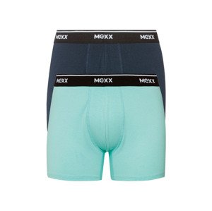 MEXX Pánské boxerky, 2 kusy (M, navy modrá / aruba modrá)