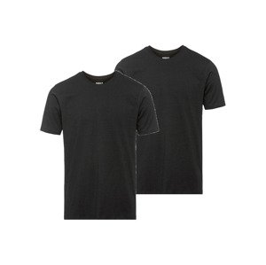 MEXX Pánské spodní triko, 2 kusy (adult#male#ne, XL, černá / kulatý výstřih)