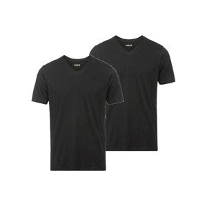MEXX Pánské spodní triko, 2 kusy (adult#male#ne, XL, černá / V-výstřih)