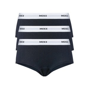MEXX Dámské kalhotky, 3 kusy (S, navy modrá)