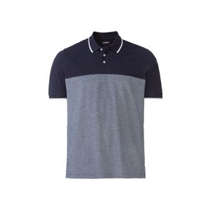 LIVERGY® Pánské polotriko XXL (XXL (60/62), navy modrá / šedá)