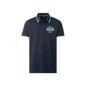 LIVERGY® Pánské polotriko „Slim Fit“ (adult#male#ne, S (44/46), navy modrá)