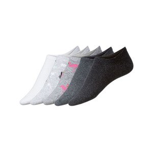 LIVERGY® Pánské nízké ponožky, 5 párů (adult#male, 39/42, šedá/bílá)