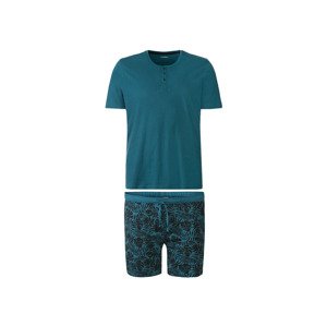 LIVERGY® Pánské pyžamo XXL (adult#male, XXL (60/62), tyrkysová/modrá)