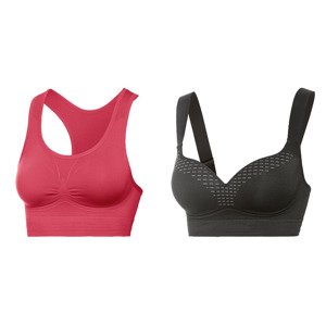 CRIVIT Dámská sportovní bezešvá podprsenka, Med (adult#female)