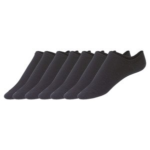 Dámské / Pánské nízké ponožky, 7 párů (adult#unisex, 35/38, černá)