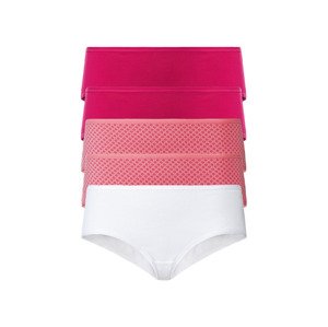 esmara® Dámské kalhotky, 5 kusů (adult#female#ne#pants, XS (32/34), červená/růžová/bílá)