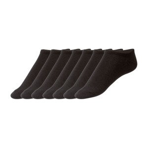 esmara® Dámské nízké ponožky, 7 párů (35/38, černá)
